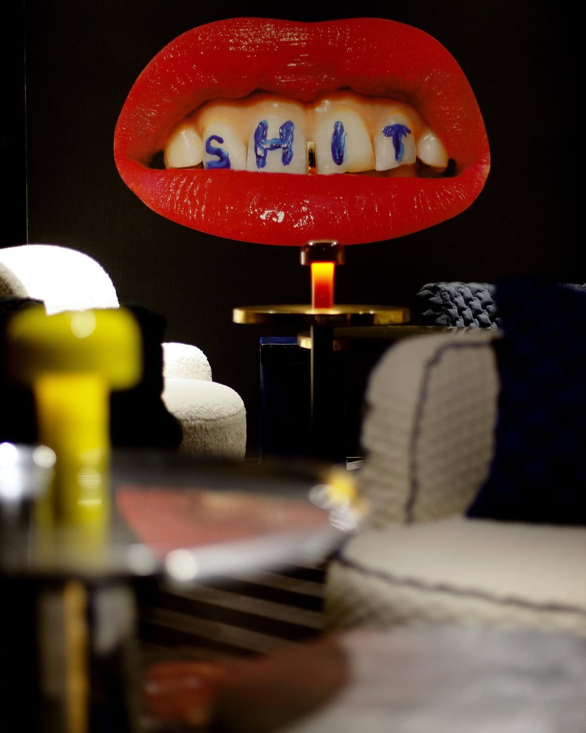 A bold pop-up bar lounge activation